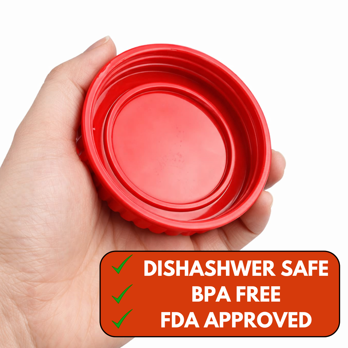 Plastic Mason Jar Lids Wide Mouth – 3 Inch Reusable Screw-On Jar Lids with Labels, BPA Free Dishwasher Safe – Multicolor 27 Pack