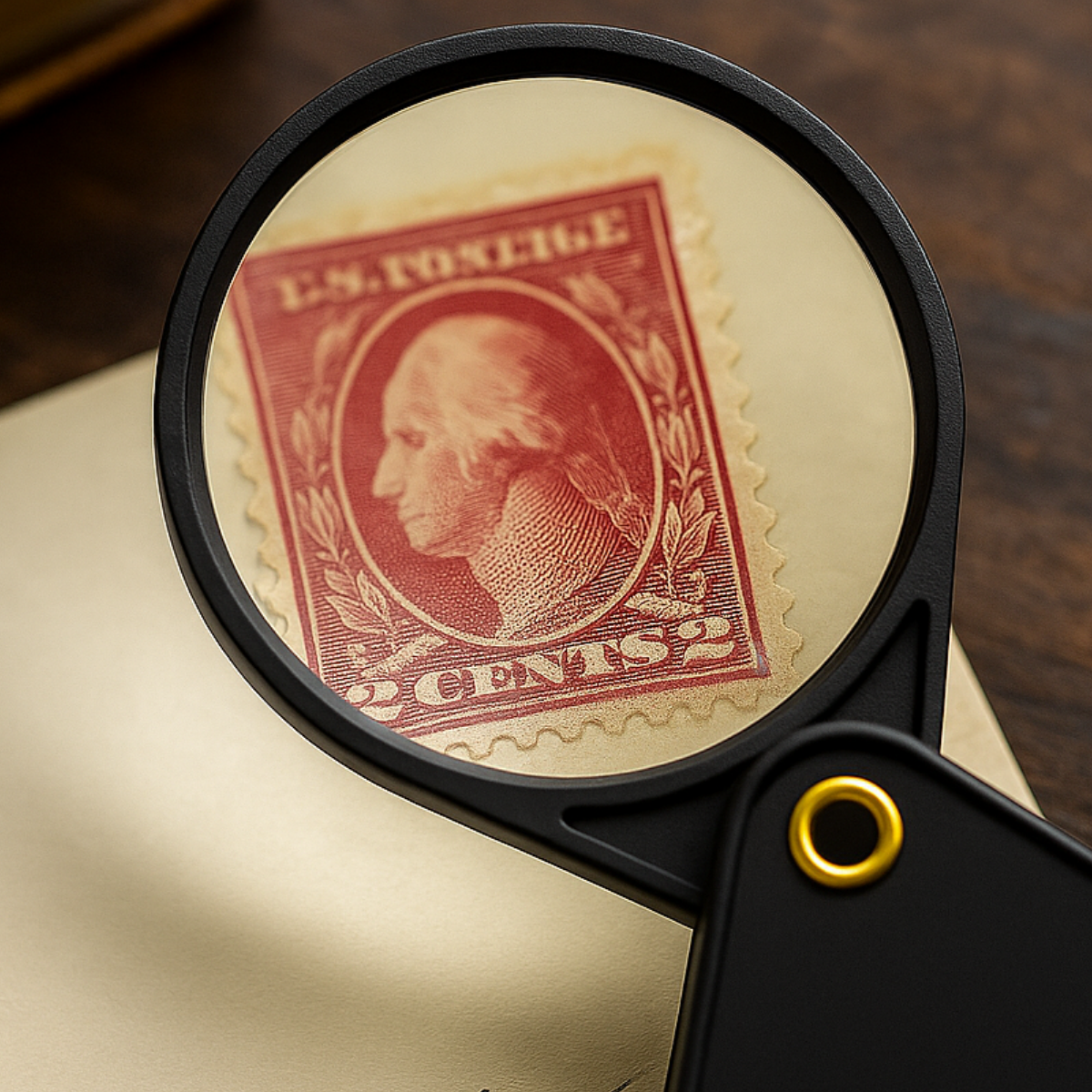 Swivel Folding Loupe Magnifier with 2.25" Large Lens – 3.5x Power