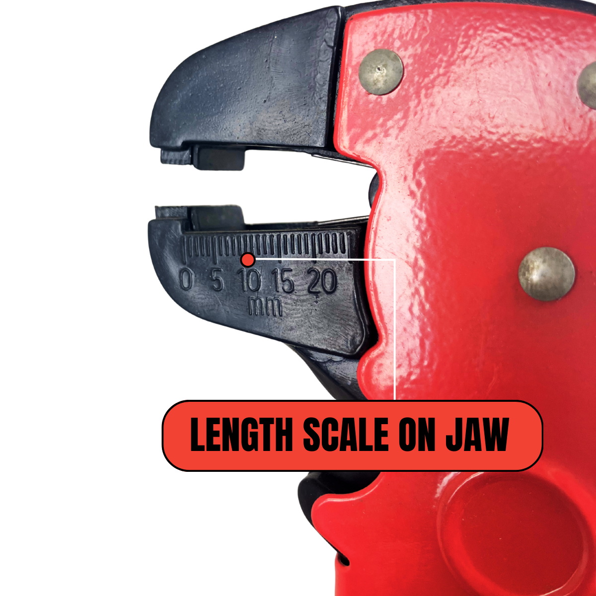 6.5 Inch Heavy Duty Wire Stripper With High Carbon, Heat Treated Blades  - TP-14200