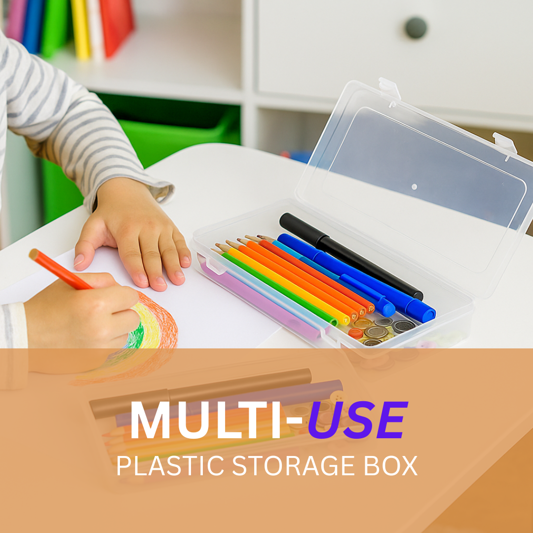 Clear Plastic Box | Great for Organization  - TJ-48815