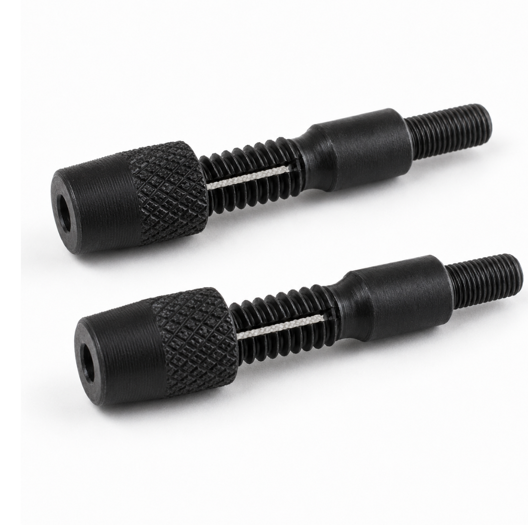 1.25-Inch Mini Drill Chuck for 1mm Micro Drill Bits, Forged Steel Precision Bit Adapter for Pin Vises and Compatible Rotary Tools, 2-Pack