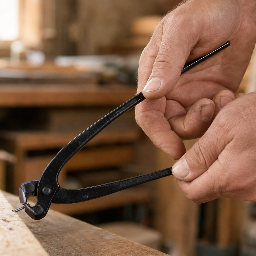 10 Inch Pincer End Cutting Pliers, Drop-Forged Steel End Nippers with Cushioned Dipped Handles for Cutting Wire and Bolts