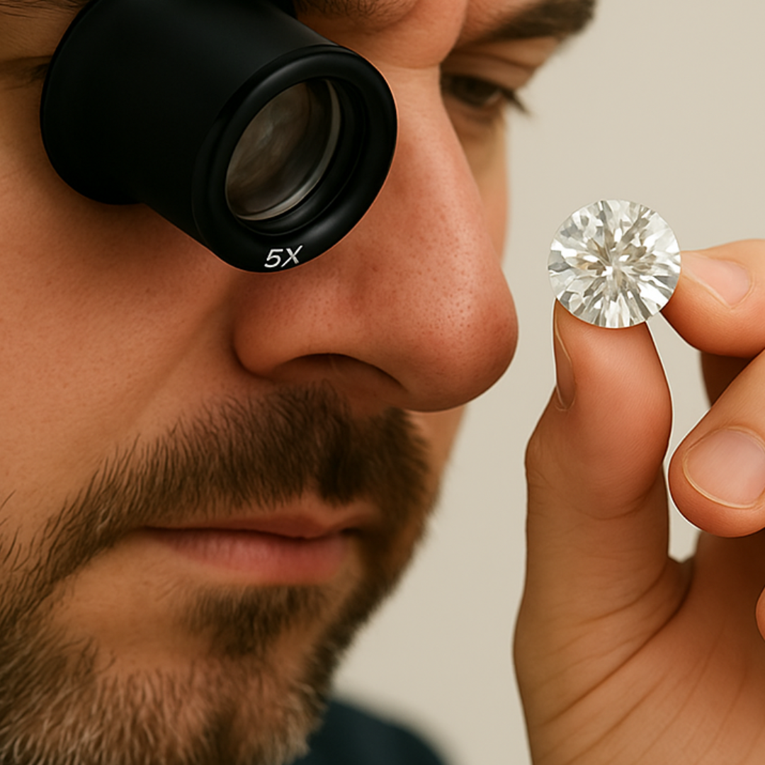 Black Jeweler's Loupe - 5x Power  - MG-10925