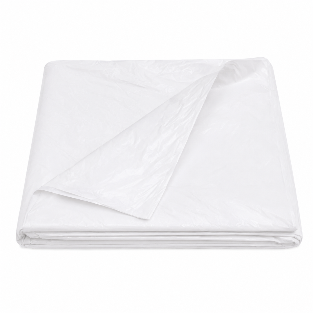 Full Size Waterproof Vinyl Mattress Cover – Protective Bed Cover for Spills, Stains, Potty Training, Children’s Beds and Guest Mattresses