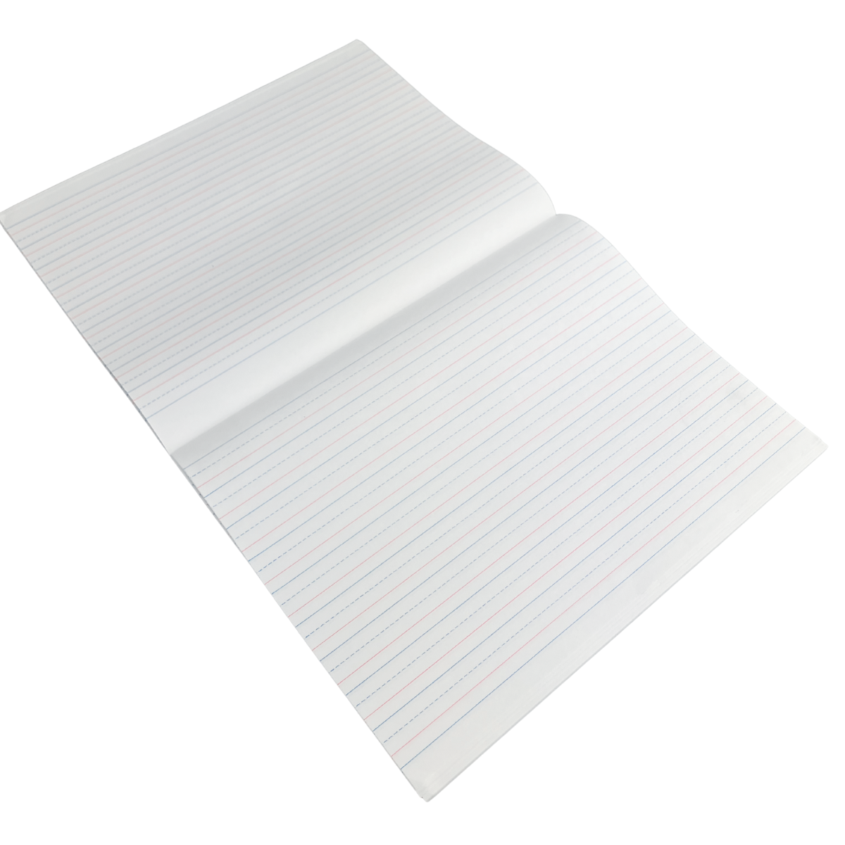 2 Pack Manuscript Writing Paper Pad for Kids & Beginners – 10.5 x 8 Inch, 50 Sheets, Double-Sided, Pink & Blue Guidelines