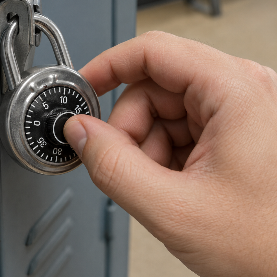 2 Inch Combination Padlock, for Locker (Pack of: 1) - TZ7375
