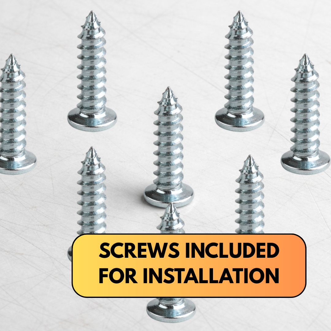 4.5" Galvanized Pad Bolt Hasp with Installation Hardware – Heavy Duty Locking Hasp for Gates, Sheds, Cabinets & Doors