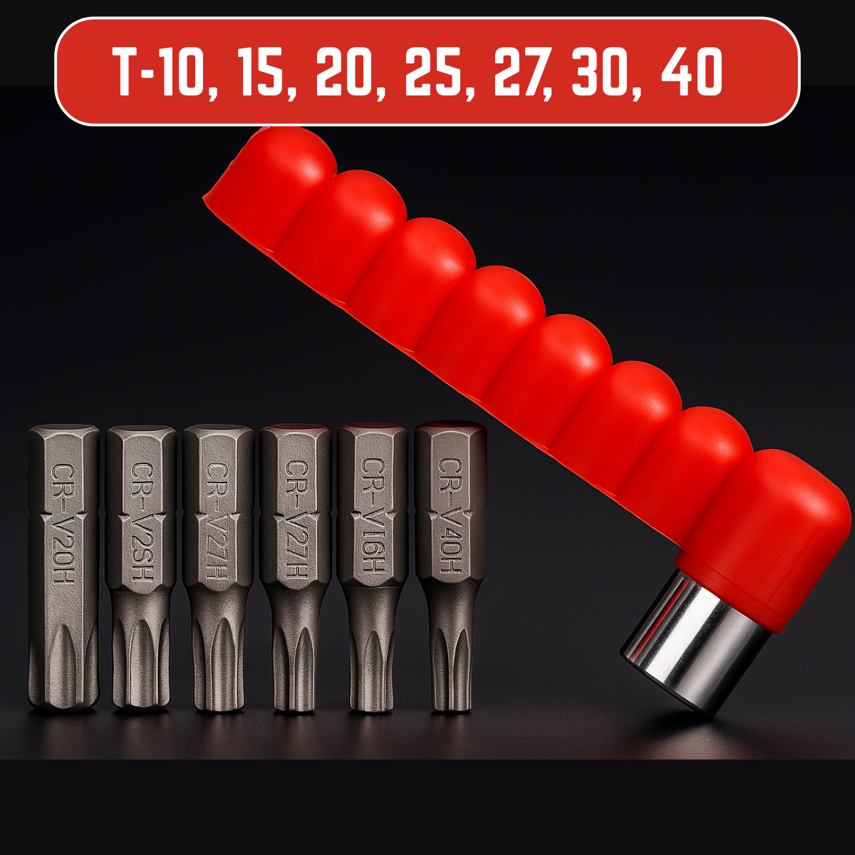 8 Piece Tamper-Resistant Torx Hex Bit Set