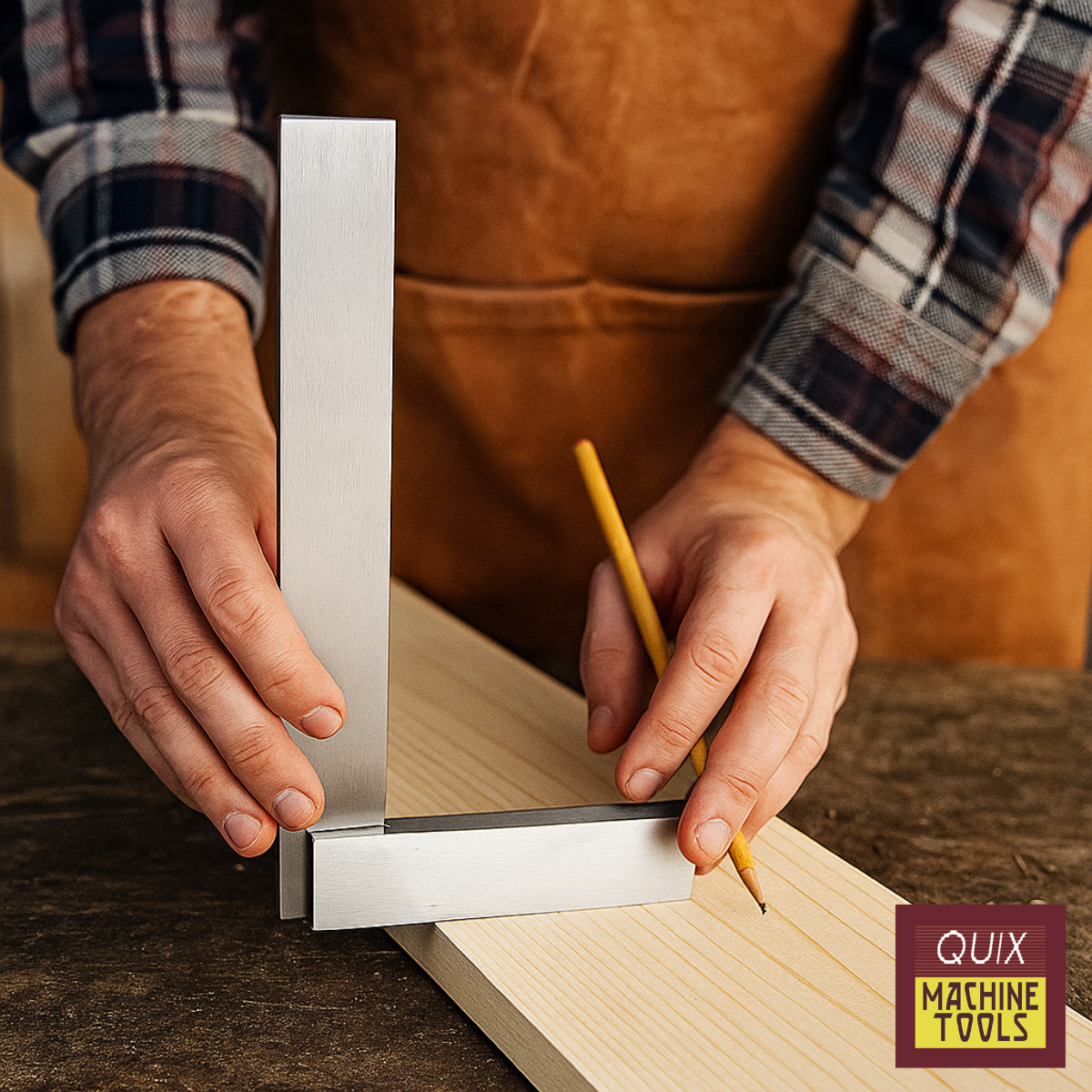 9" Carbon Steel Machinist Try Square  - TZ4409