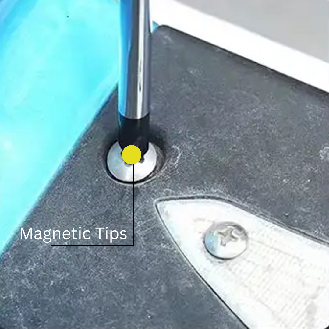 2 Pc. Screwdrivers | Slotted & Phillips | Chrome Vadium Steel Blade, TPR Handle | Magnetic