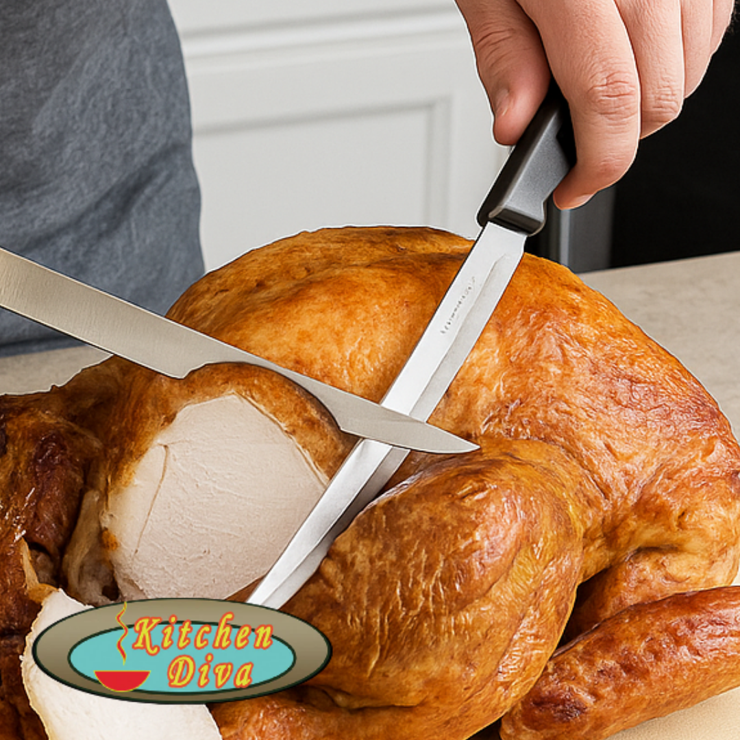 13 Inch Stainless Steel Carving Knife (Pack of: 2) - U-08011-Z02