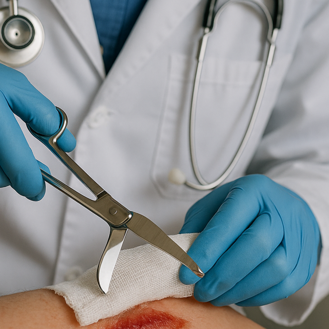 7.25 Inch Stainless Steel Bandage Scissors with Blunt End for Safety  - SC-85750