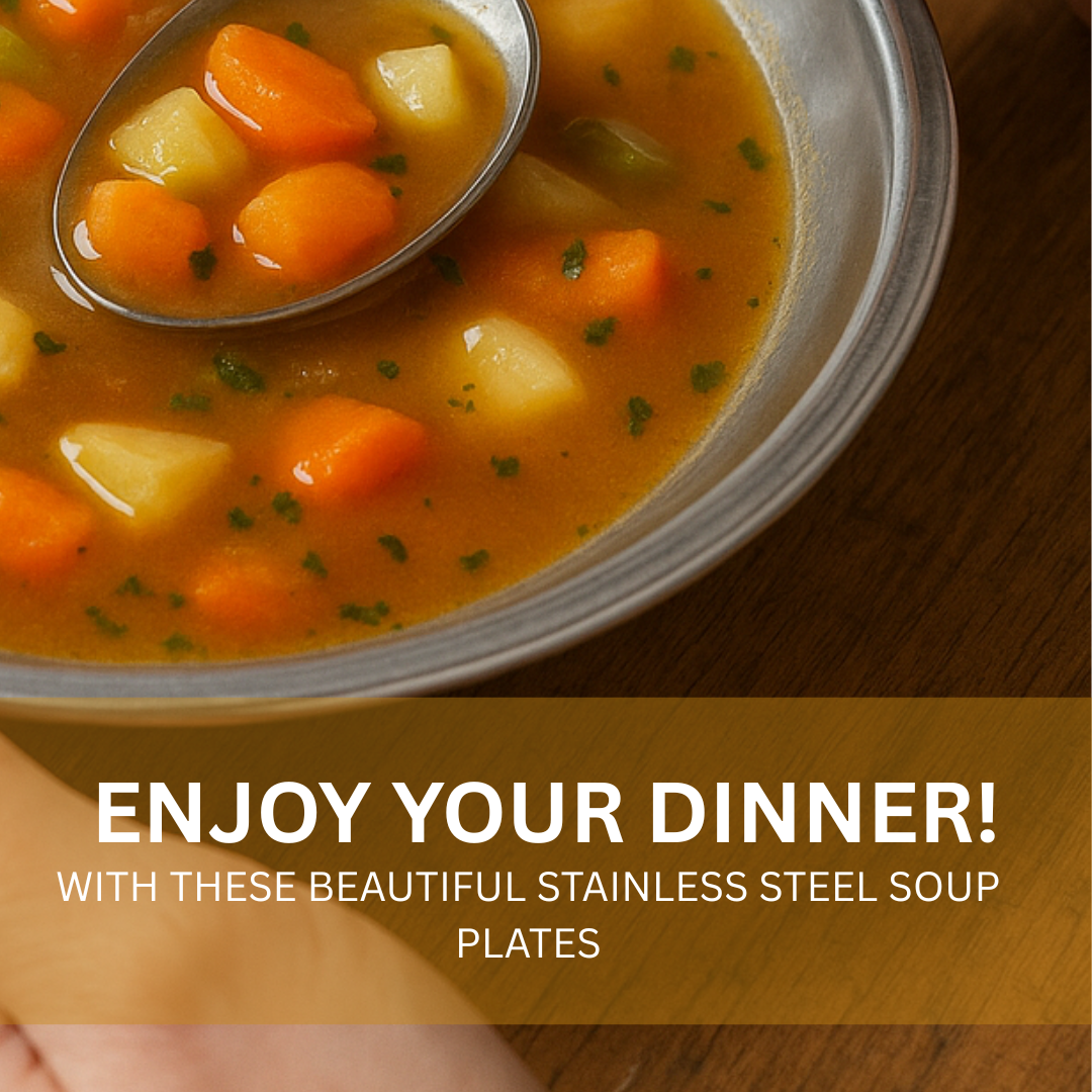 Stainless Steel Soup Plate - U-19099