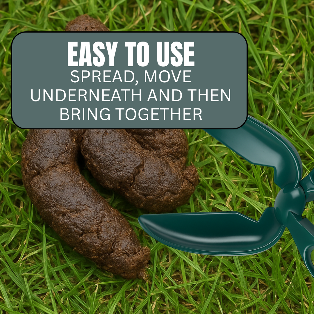 Pet Litter Scooper with Scissor-Style Handle – No-Mess Waste Pickup Tool for Cats & Dogs