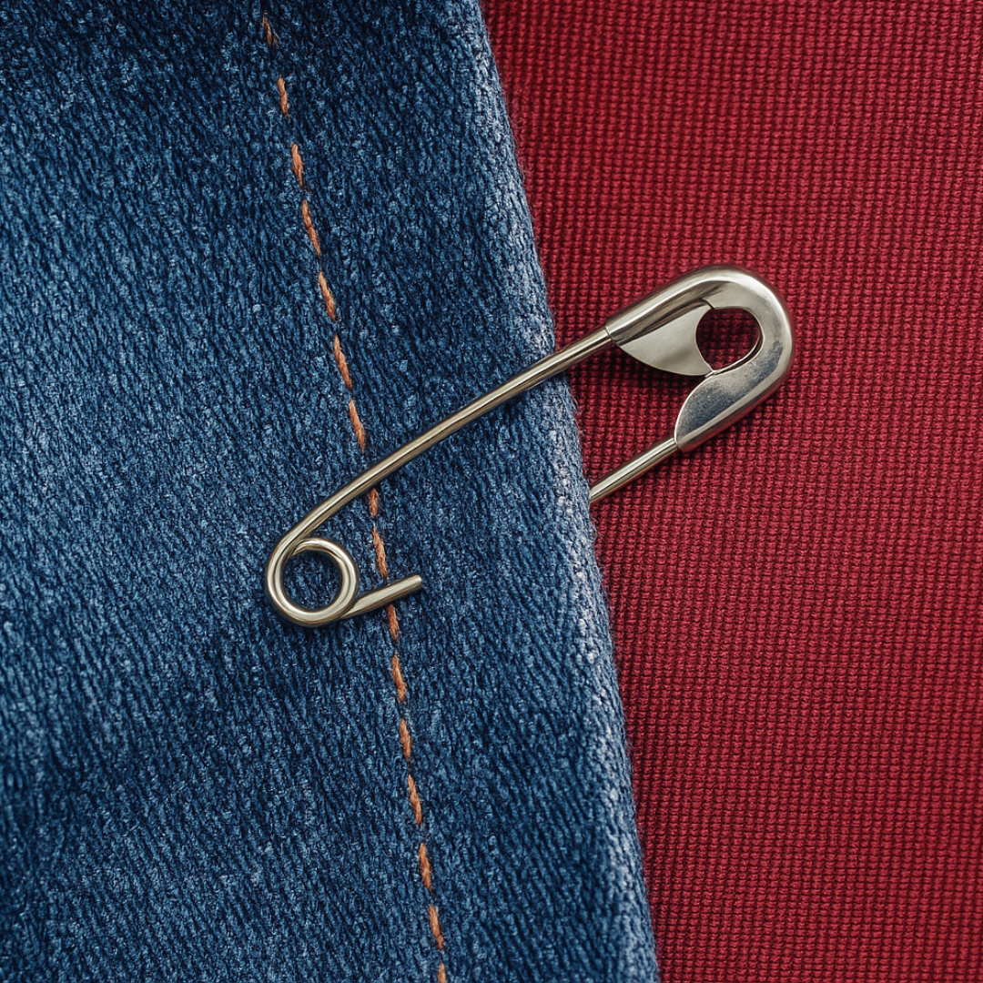 100 Pc. Assorted Size Safety Pins  - CR-10350