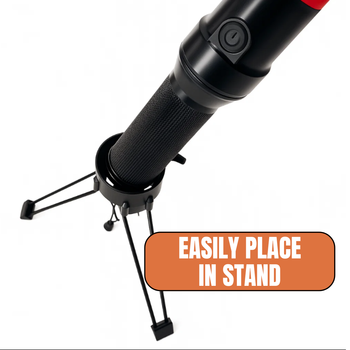 Traffic Control Light Wand with Tripod – 16-Inch LED Safety Baton with Flashlight Mode, Steady & Flashing Lights – Handheld Signal Wand for Parking, Crossing Guards, Camping & Emergency Use