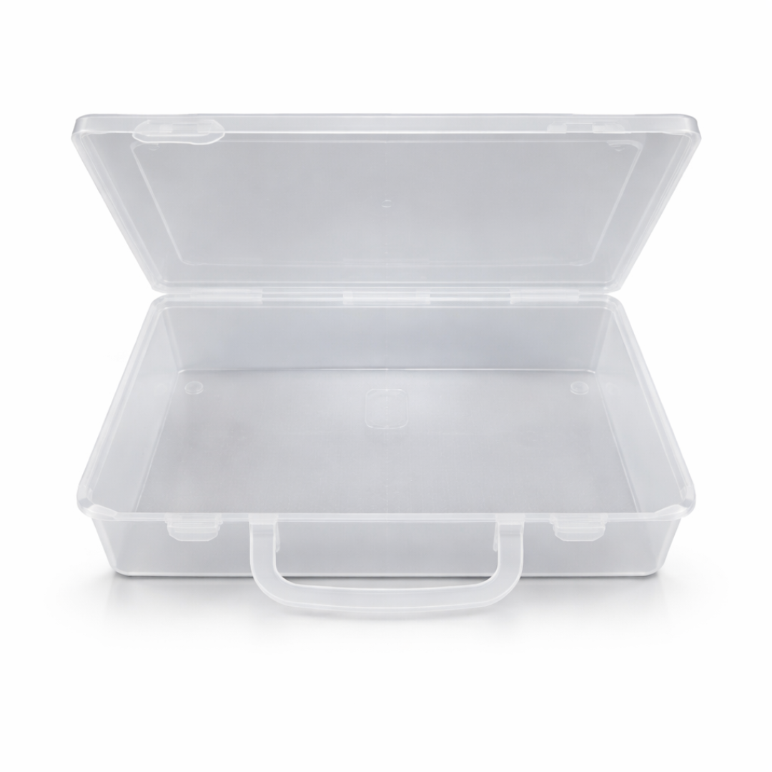 Clear Plastic Craft Box with 22 Storage Sections – TJ-13519