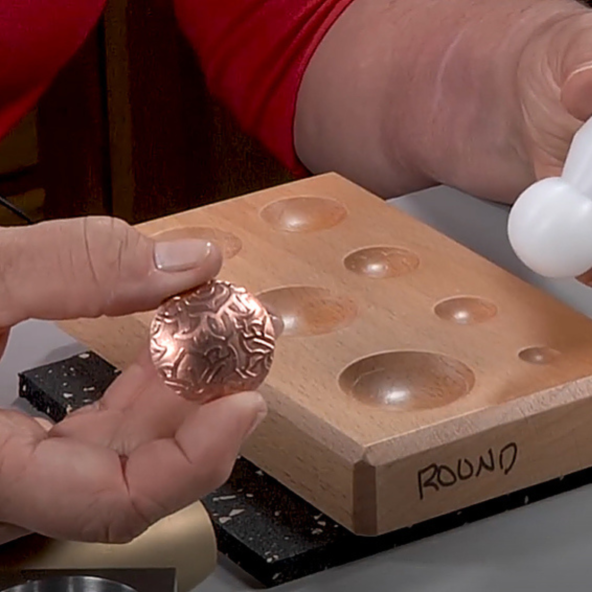 8 Pc Nylon Dapping Punch Set | Sizes 5, 8, 11, 14, 17, 19, 24, and 27mm Included | Non-Marring Nylon Composite | Great for Bending and Shaping of Soft Metal