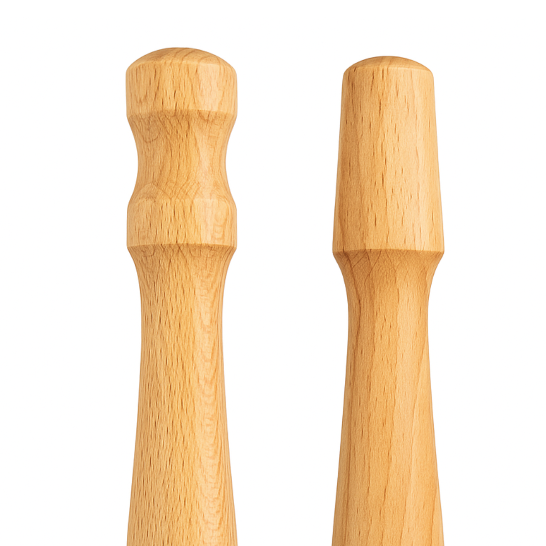 Wooden Dapping Block & Punches Set | Precision Shaping & Forming | Non-Marring Surface  - TJ01-09860