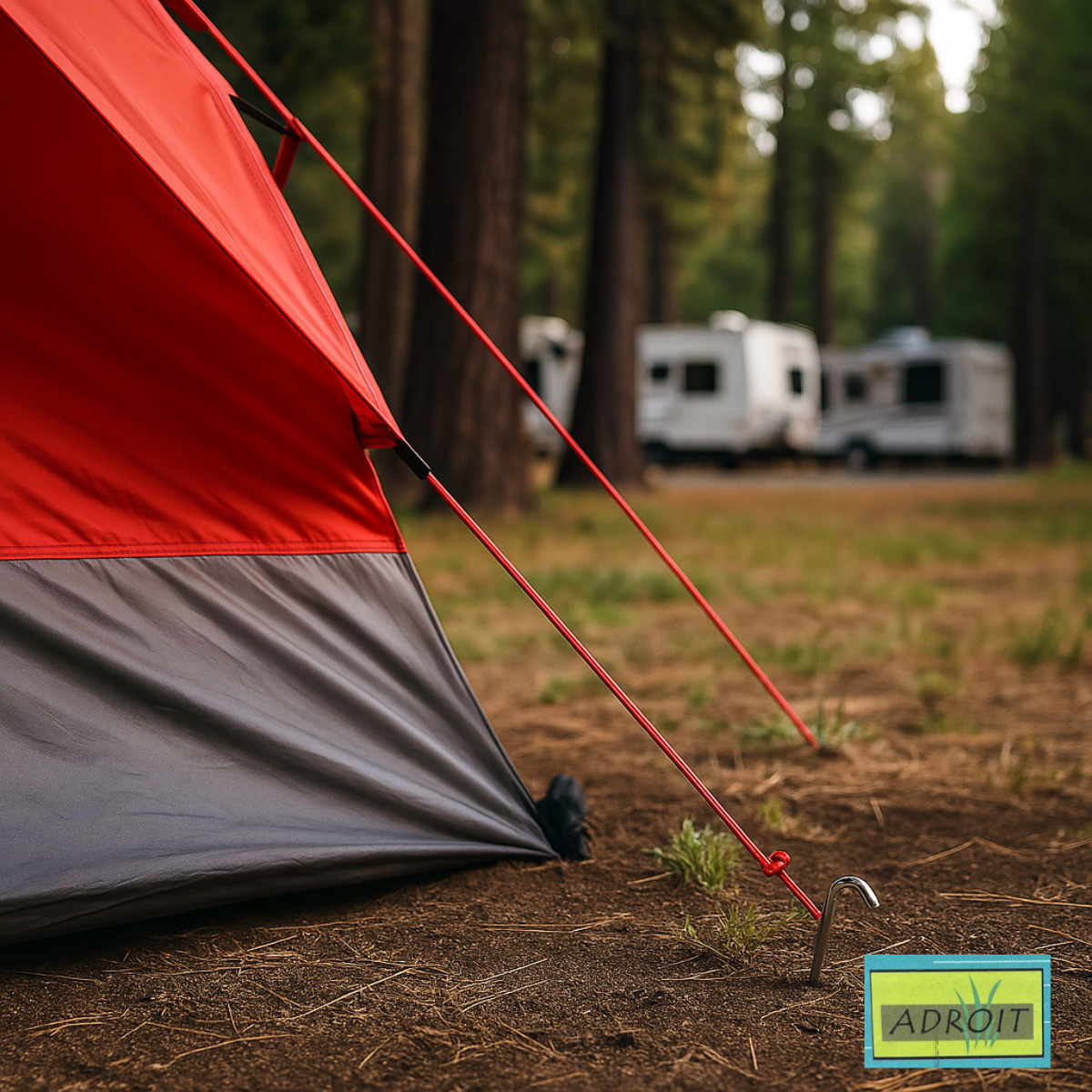 10 Pc. Camping & Gardening Anchor Peg Set  - GT-06610