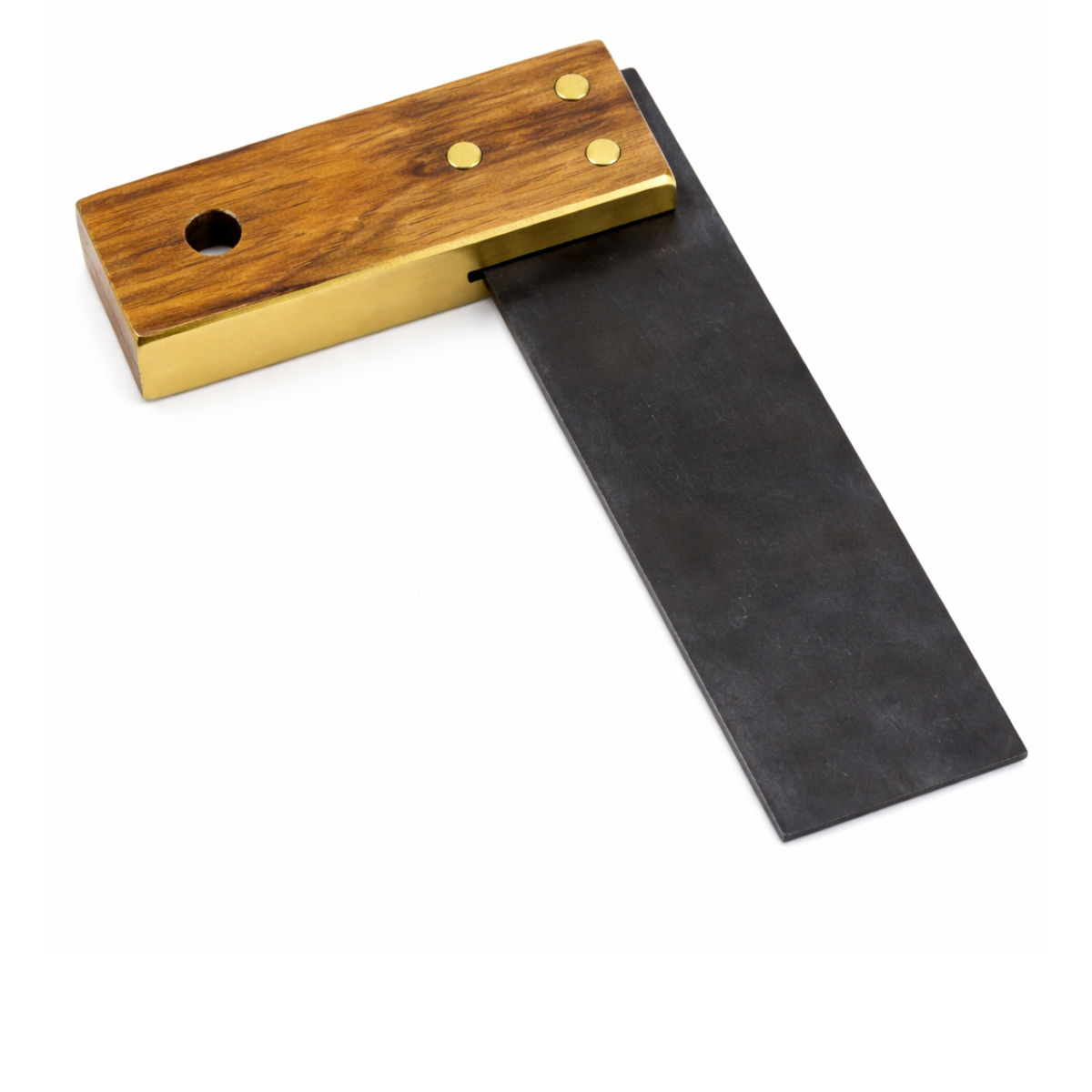 Mini Carpenter Try Square, 4-Inch Wood and Metal Right-Angle Marking Tool for Framing, Flooring, Paneling, Windows and General Carpentry – TJ-14404
