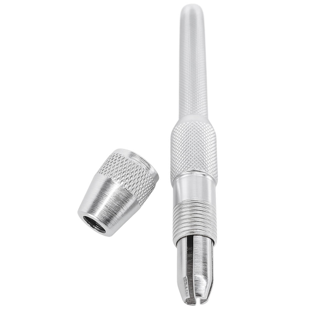 4-Piece Pin Vise Set (0–4.75 mm / 0–3/16") – Hardened Steel Hand Drill Set with Textured Non-Slip Handles – For Miniatures, Jewelry, Hobby, Craft & Precision Work – TJ01-12400