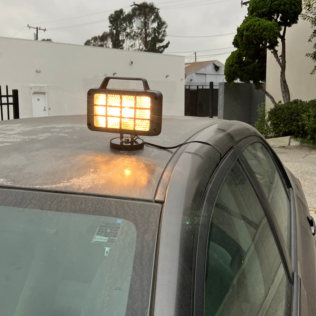 12V Halogen Worklight - Magnetic Base - 12 Foot Power Cord  - TA-28468