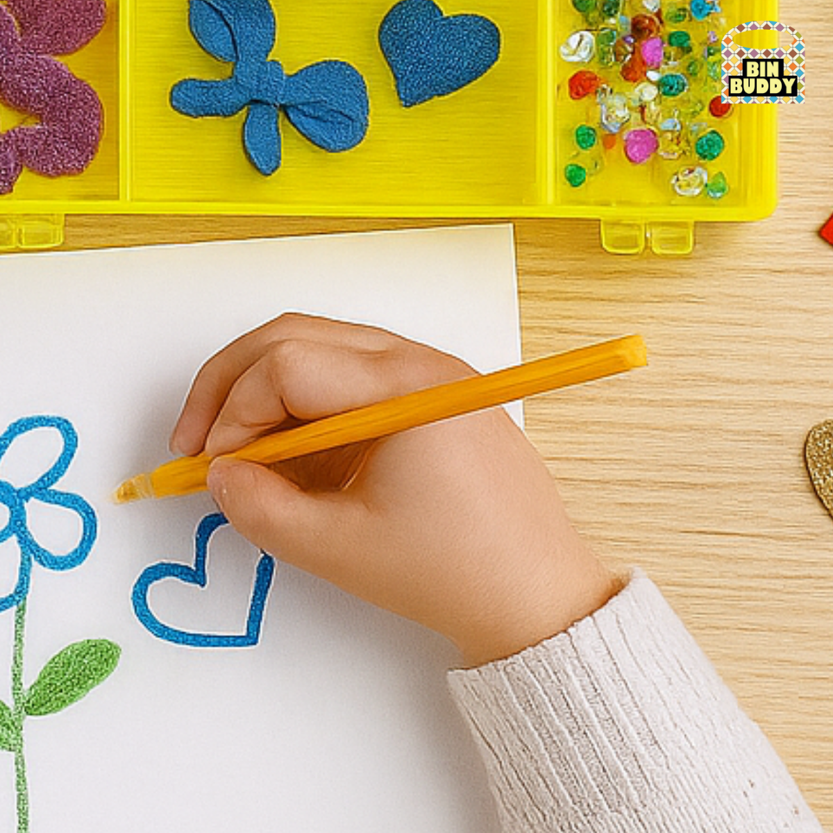 4 Colored Plastic Boxes - TJ-08784