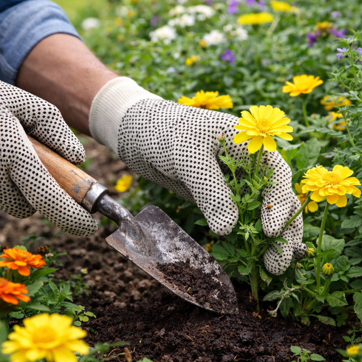 Ladies’ 9 oz Canvas Work Gloves with PVC Dots – Large (Pack of 6) | GL-07200-Z06