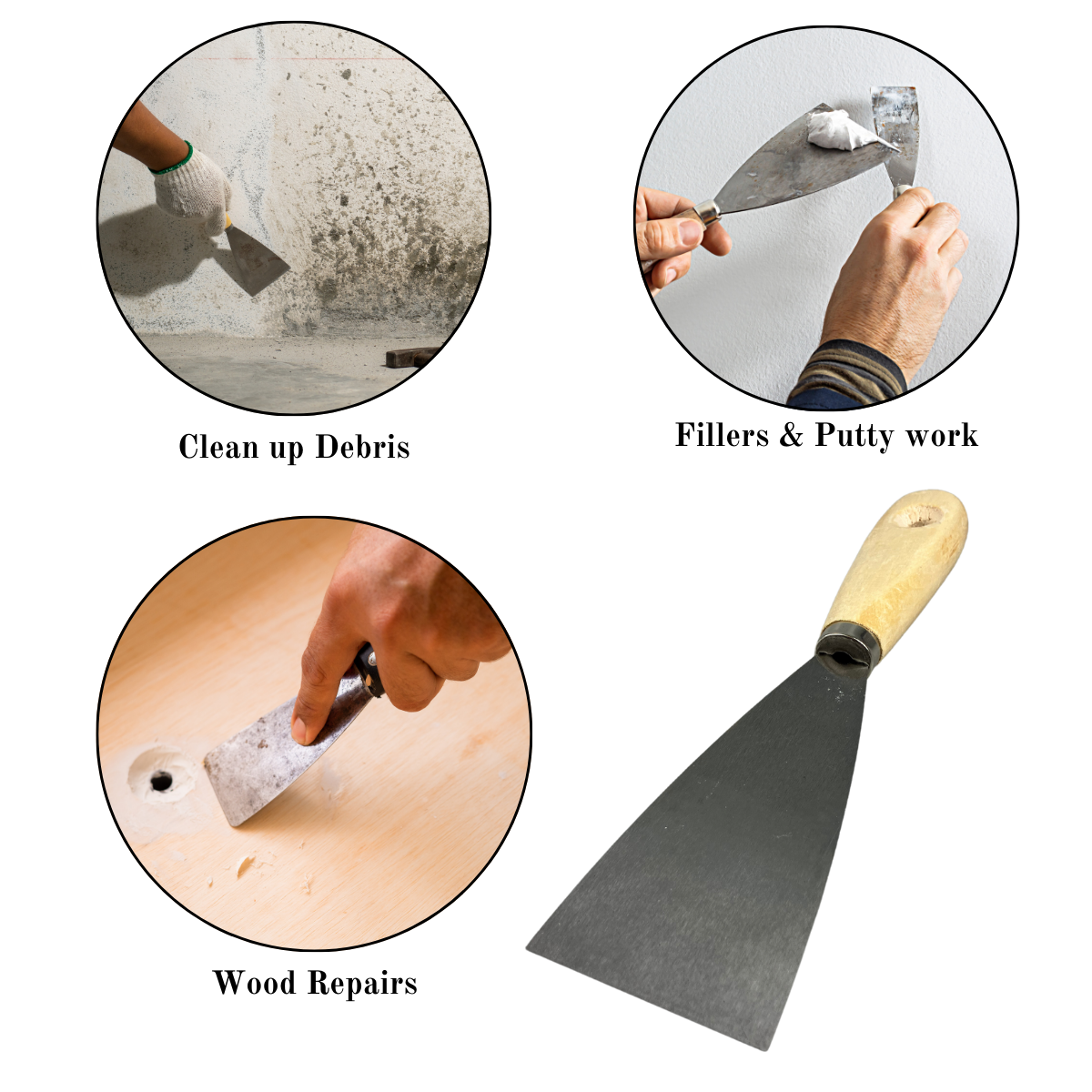 3 Pc. Scraper Set  - TZ-11301