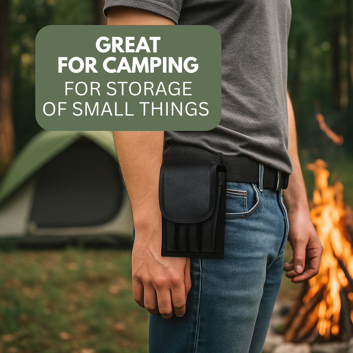 6 Pocket Nylon Pouch | Create Your Custom Kit | Fold-Over Top with Velcro Closure