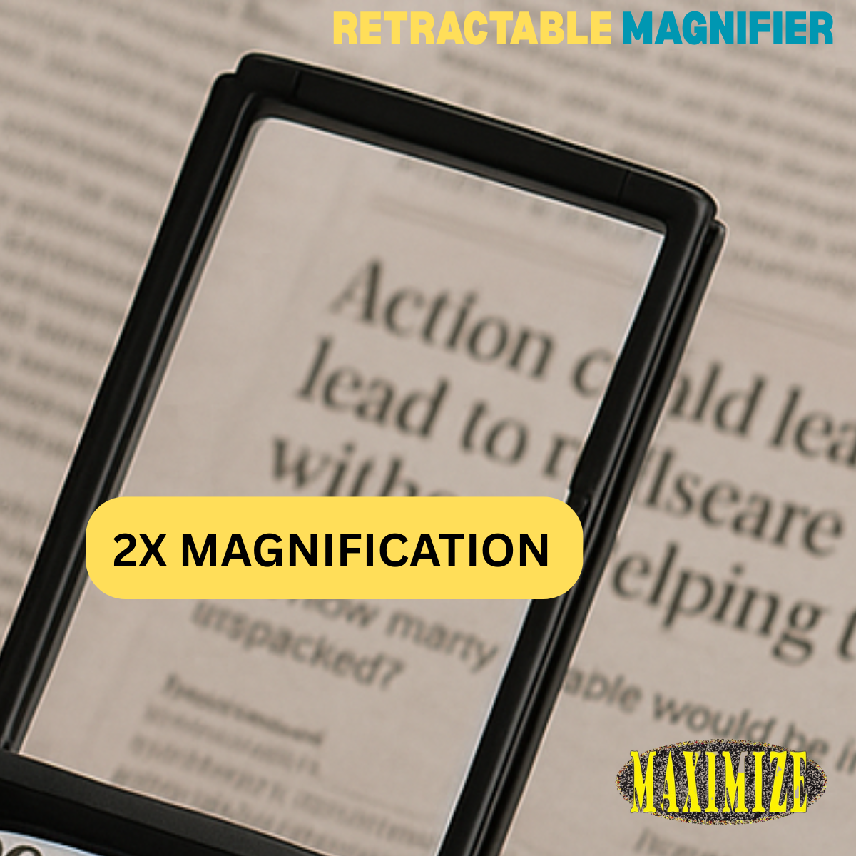 Pop-Up Illuminated 2x Magnifier - MG-37540