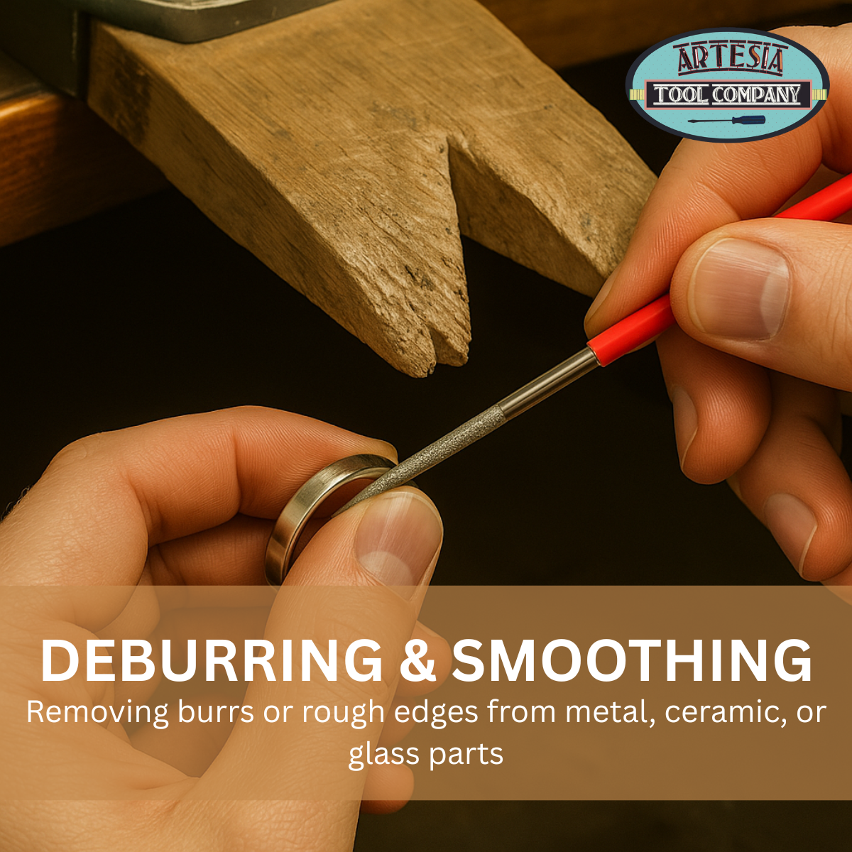 5 Piece Round Mini Diamond Files with PVC Wrapped Handles In Various Grits  - F-73555