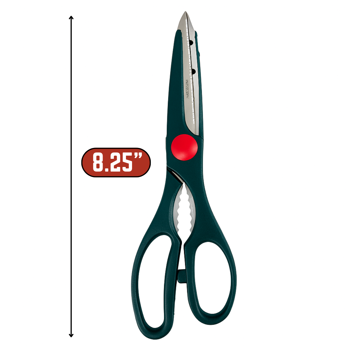 All-Purpose 8-Piece Tool Kit with Zippered Case – Includes Hammer, Adjustable Wrench, Pliers, Scissors, Tape Measure, Knife with Corkscrew, Multi-Bit Screwdriver & Cutter – Perfect for Home, Car, or Office