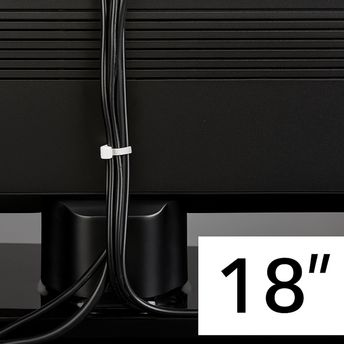 50 Pc. Cable Mounting Ties - 18"  - TZ8618W-50