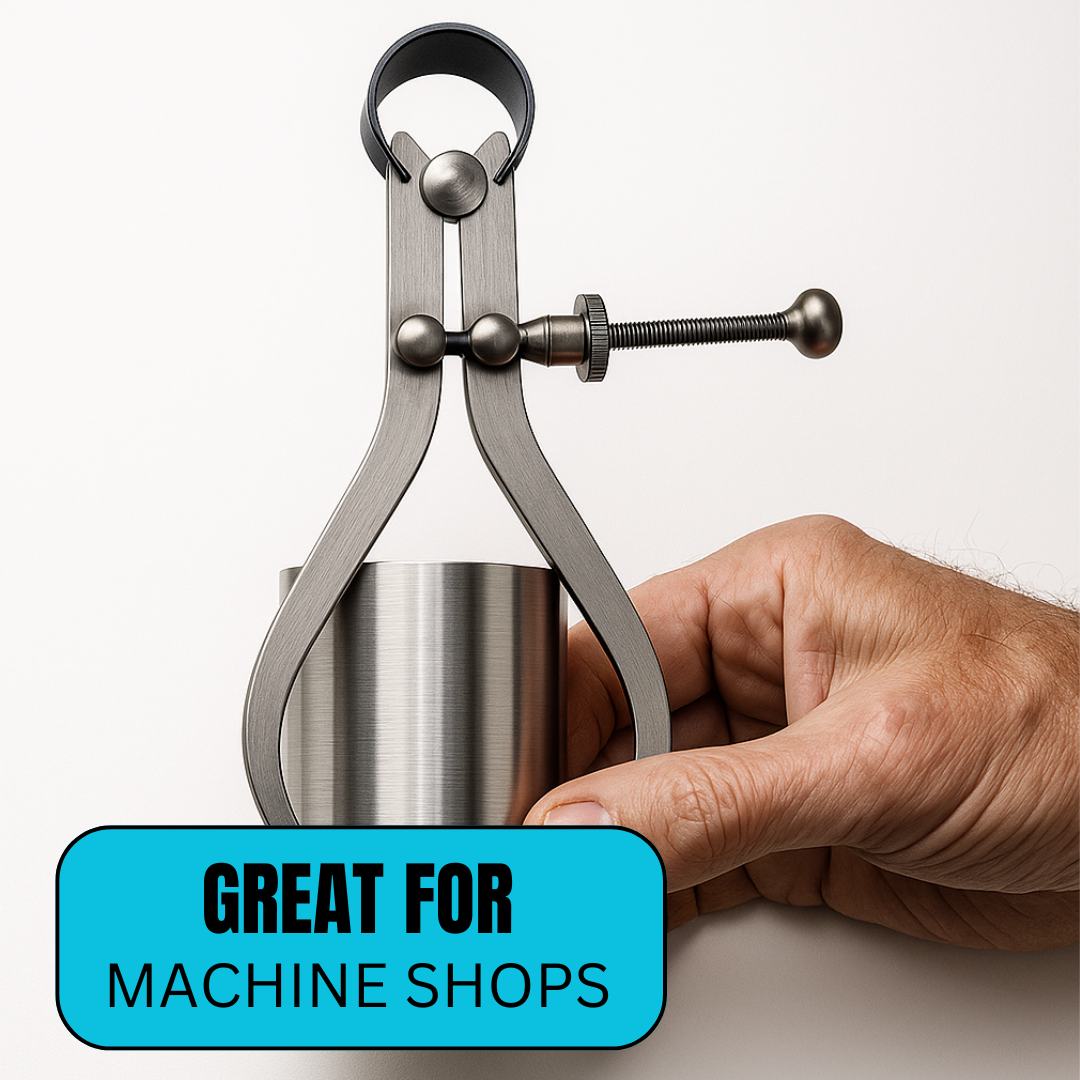 4-Inch 3 Pc. Inside, Outside & Divider Caliper Set – Hardened Steel with Locking Screw Mechanism for Accurate Measurement