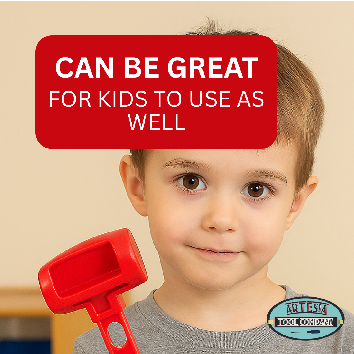 Red Plastic Hammer - PH-21850