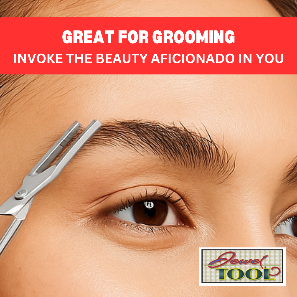 2-in-1 Tweezer Scissors | Great for Beauty Care - CARE-08604