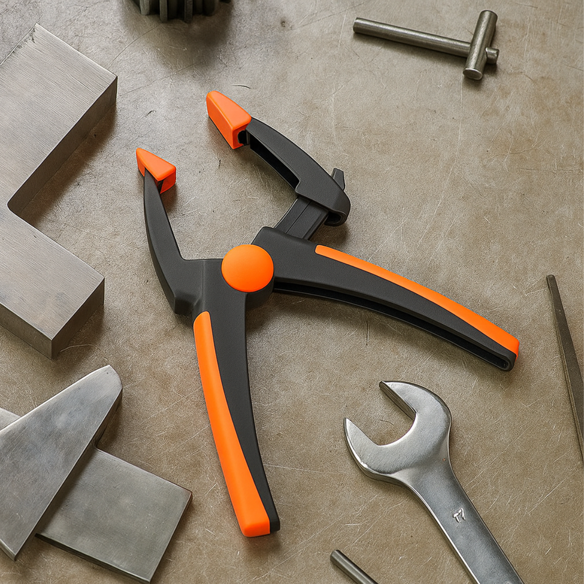 Adjustable Spring Clamp - 4" (Pack of: 4) - CLAMP-04494-Z04