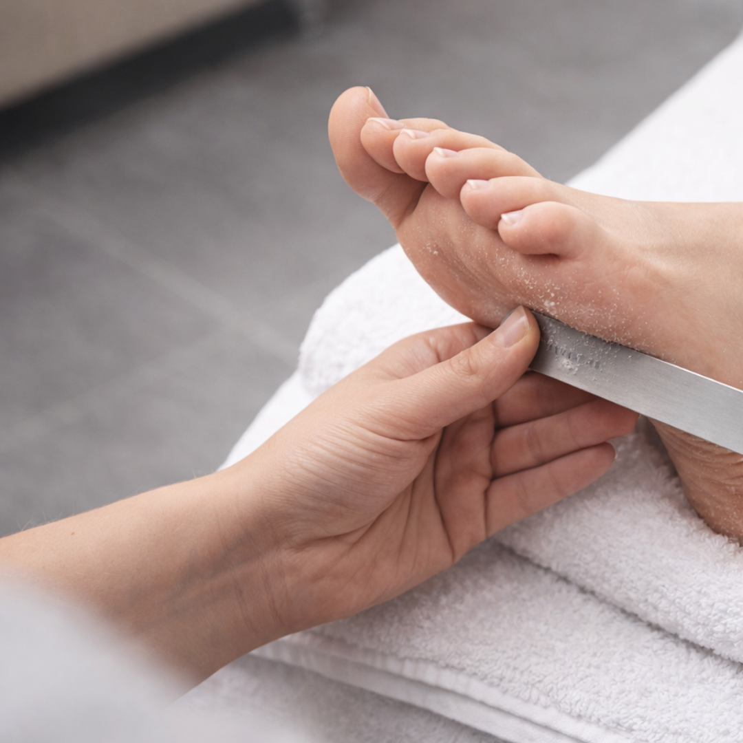 3 Piece Professional Stainless Steel Pedicure Knife Set – Razor Sharp Callus & Dead Skin Removal Tools