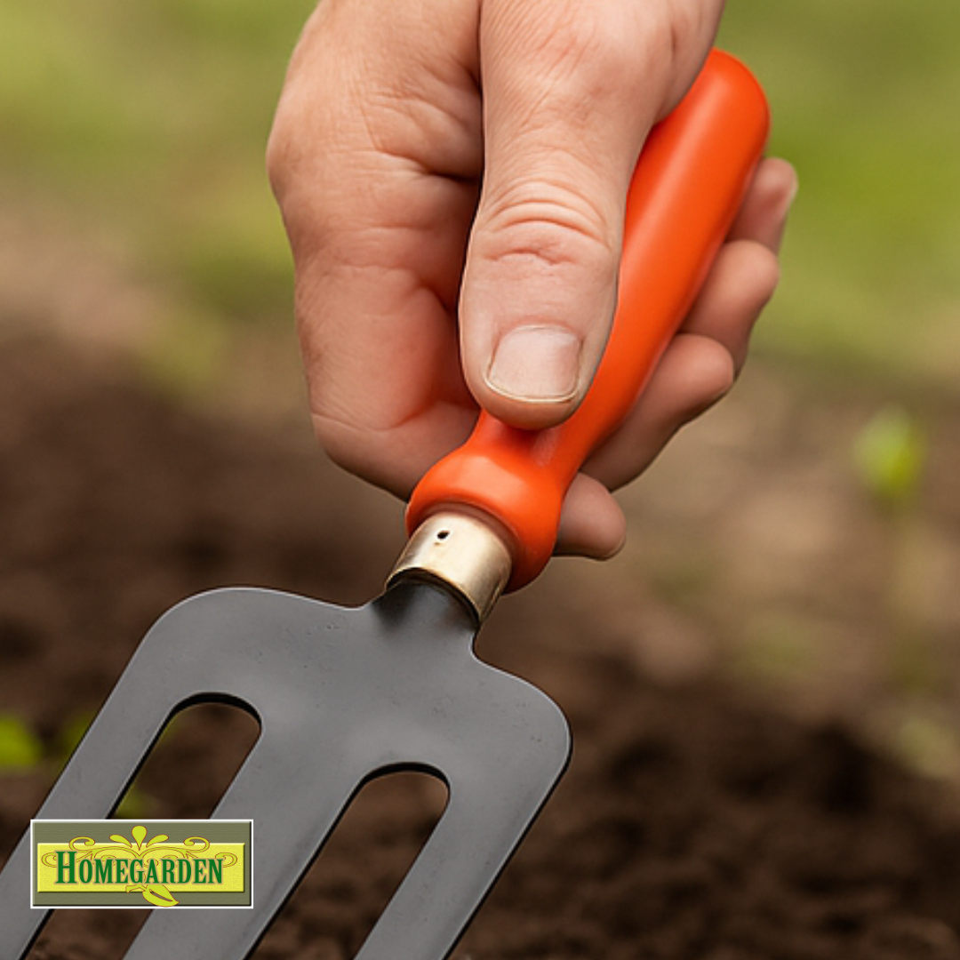 5 Pc. Garden Tool Set | Hand Fork, Narrow & Wide Trowel, Weeder, and Hand Rake | Durable Carbon Steel with Comfort Grip Handles | Ideal for Home, Indoor, and Balcony Gardening