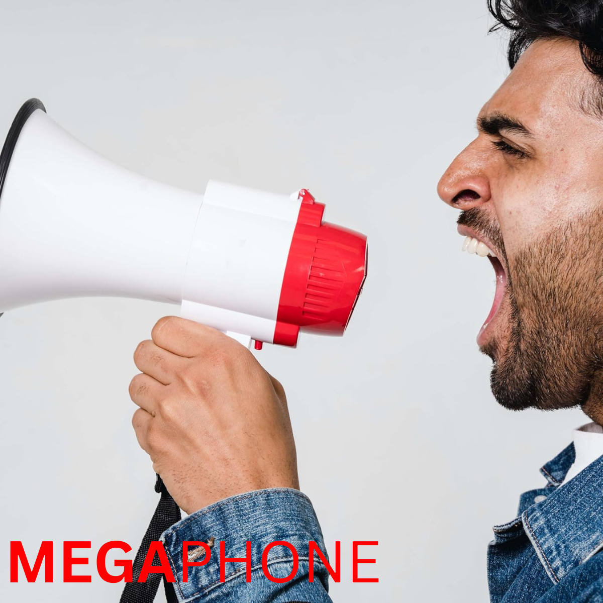 SCURRY 9" (22.9 cm) Megaphone | 600 Feet (183 m) Transmitting Distance | Record & Replay Feature | Dual Power Options | Great For Emergencies, Sports, Crowd Control, Athletics, Public Gathering & More