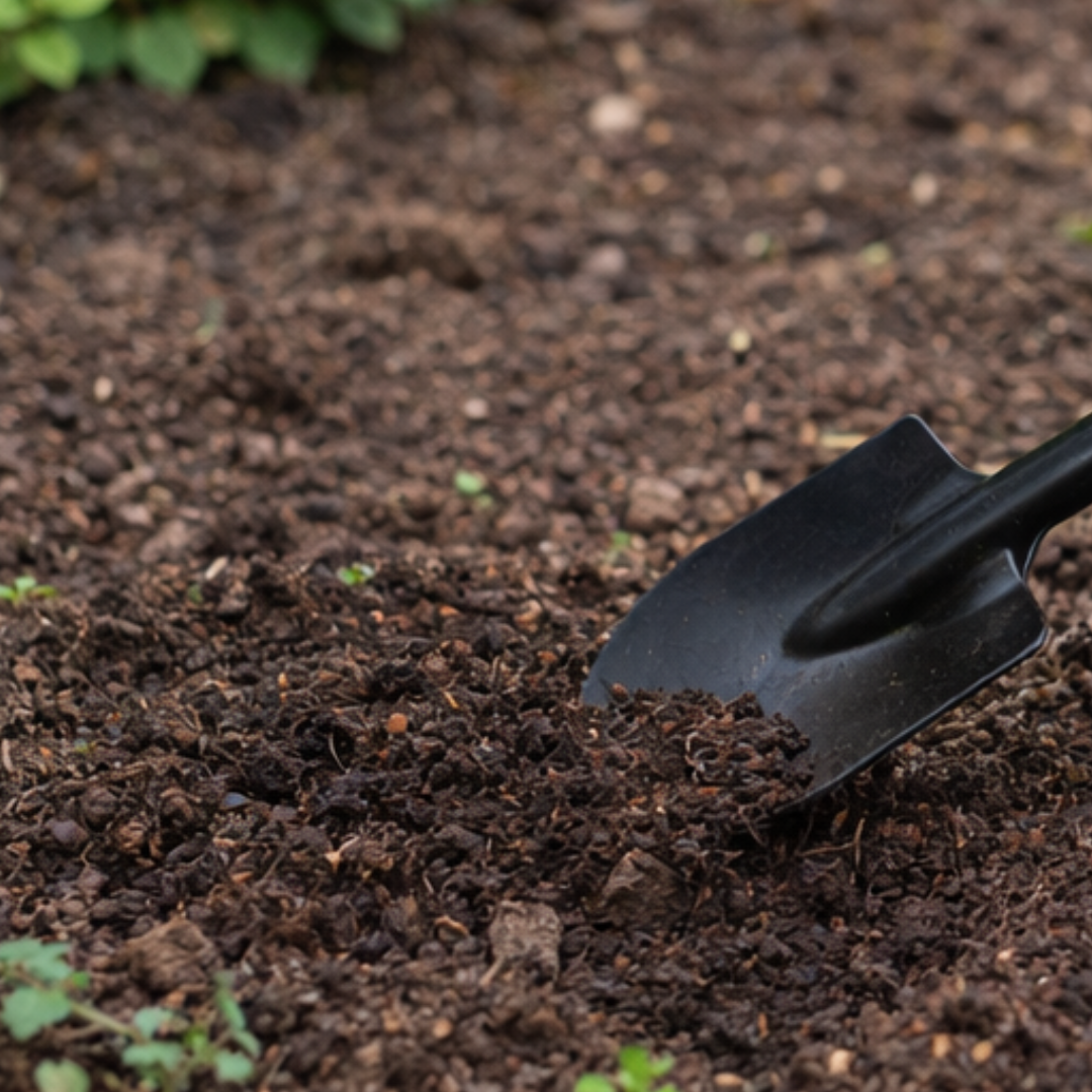 3-Piece Long-Handled Mini Garden Tool Set with Rubber Handles – GT-GT3L-RB-YW