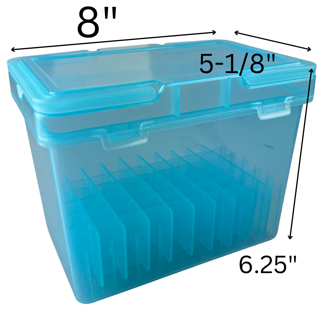 Glass Vials - Test Tubes Plastic Tote Box  - TJ-16442