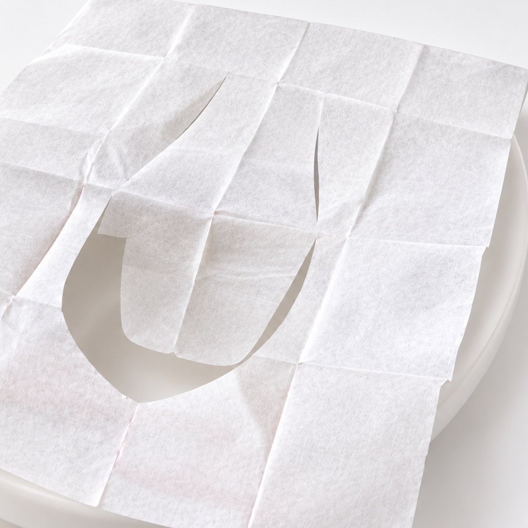 Disposable Toilet Seat Covers, Biodegradable Travel Toilet Seat Liners, 10 Pack