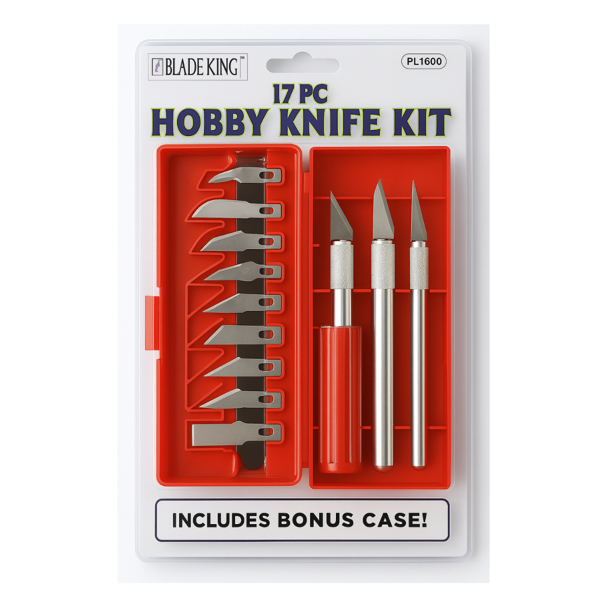 17 Piece Hobby Knife Set - PL-21600