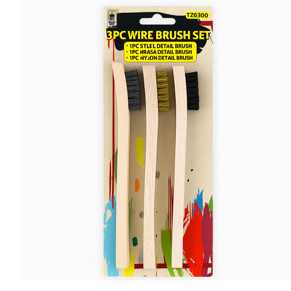 3 Piece Mini Brush Set (Pack of: 2) - TZ63-06300-Z02