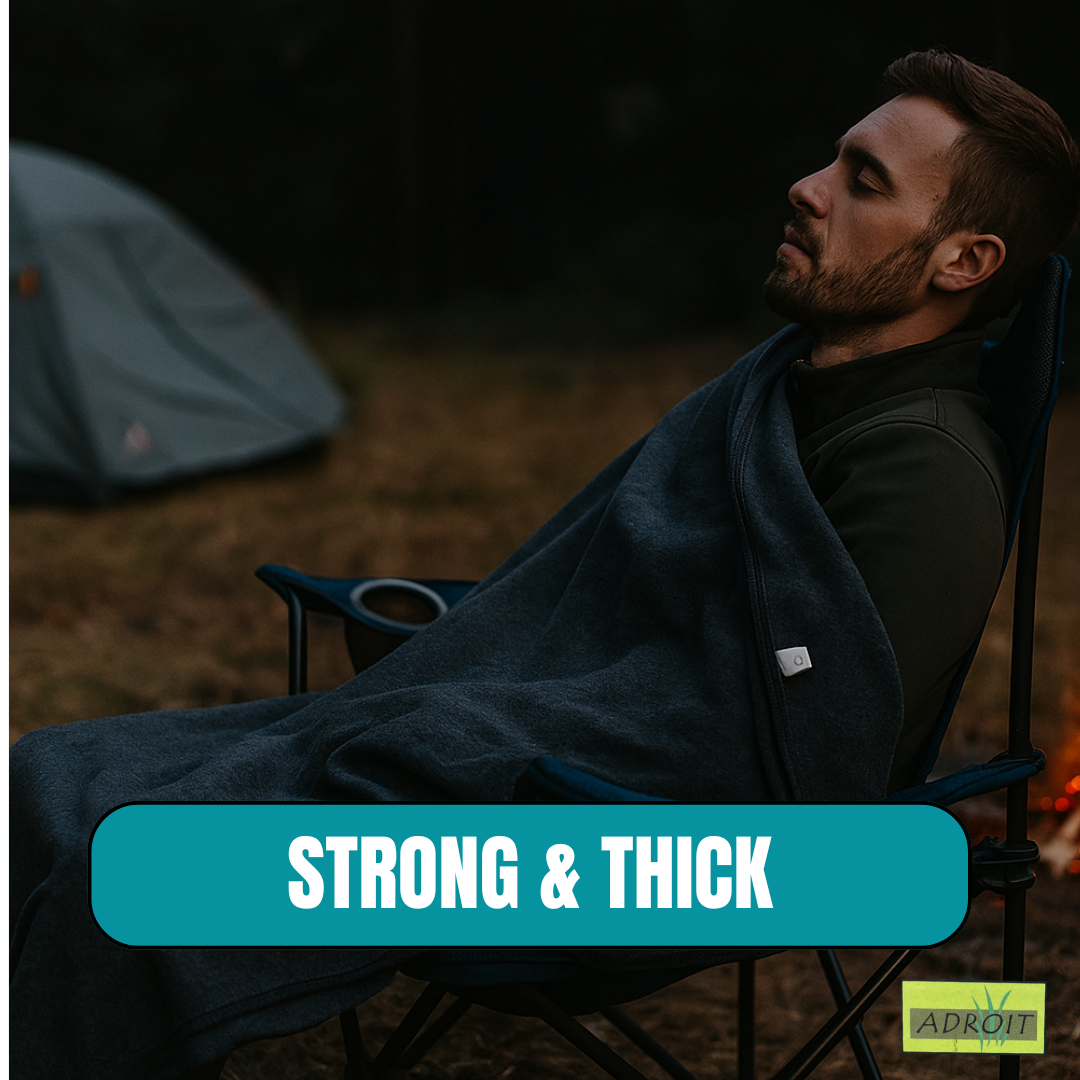 60" x 80" Grey Wool Blanket – 40% Wool, Heavy 3 lb Emergency Survival Blanket with Finished Edges – Ideal for Home, Car, Camping & Disaster Kits – CAM-50131