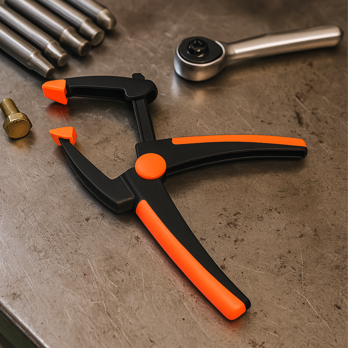 Adjustable Spring Clamp - 4" (Pack of: 4) - CLAMP-04494-Z04