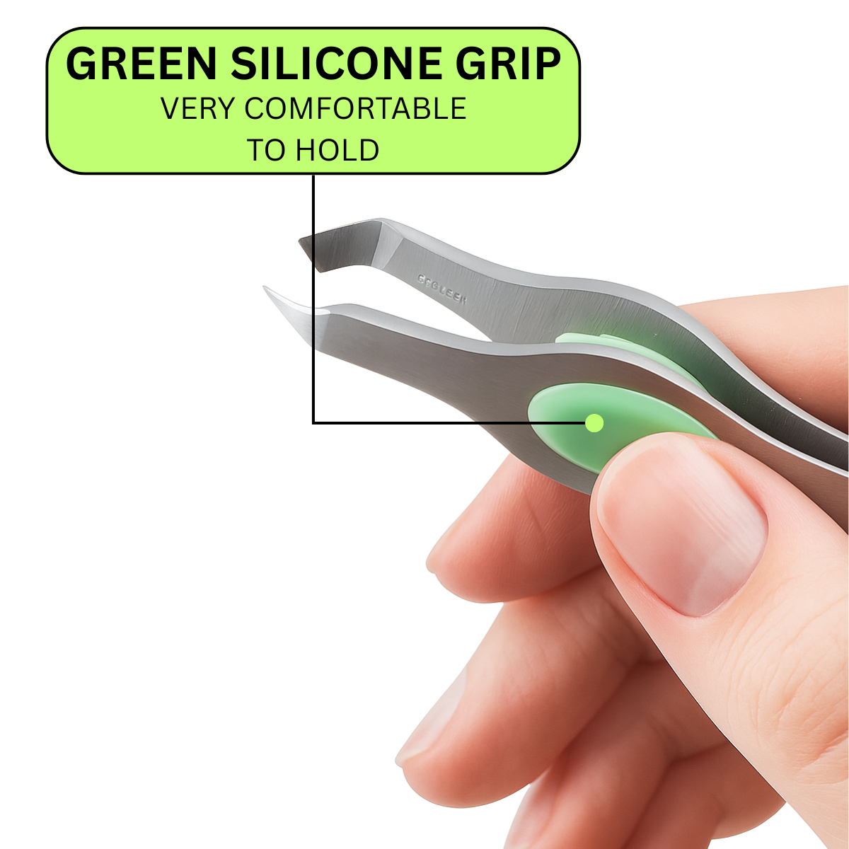 4-1/2 Inch Heavy Duty Cuticle Tweezer - LPAK-80-1145